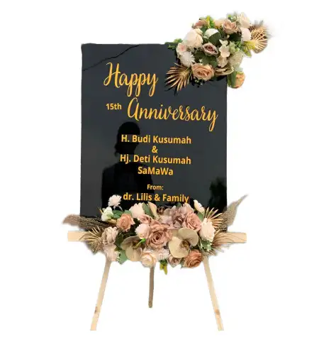 Papan Bunga Akrilik Ngrendeng