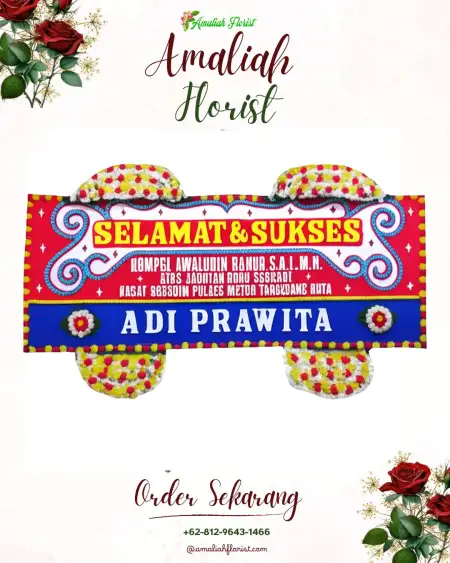Papan Bunga Ucapan Selamat Ngrendeng